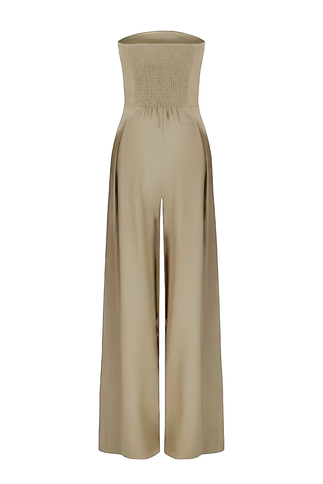 Elegant Strapless Jumpsuit with Corset Look