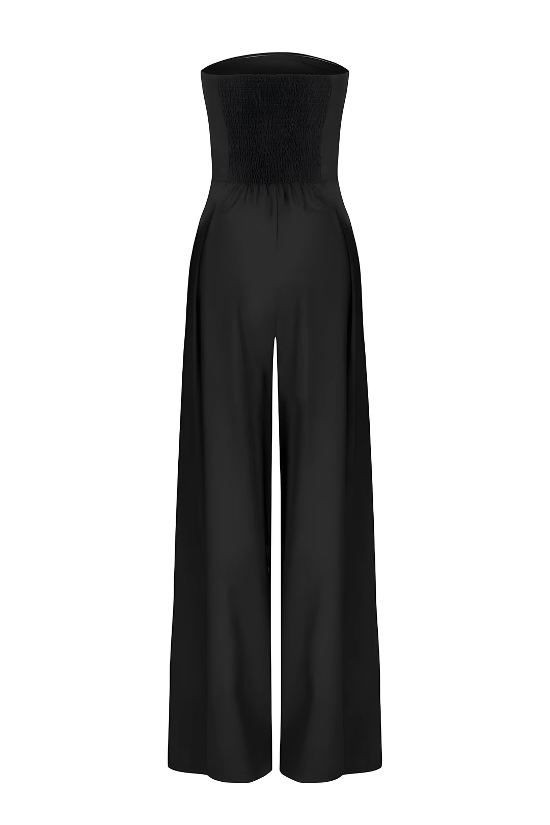 Elegant Strapless Jumpsuit with Corset Look