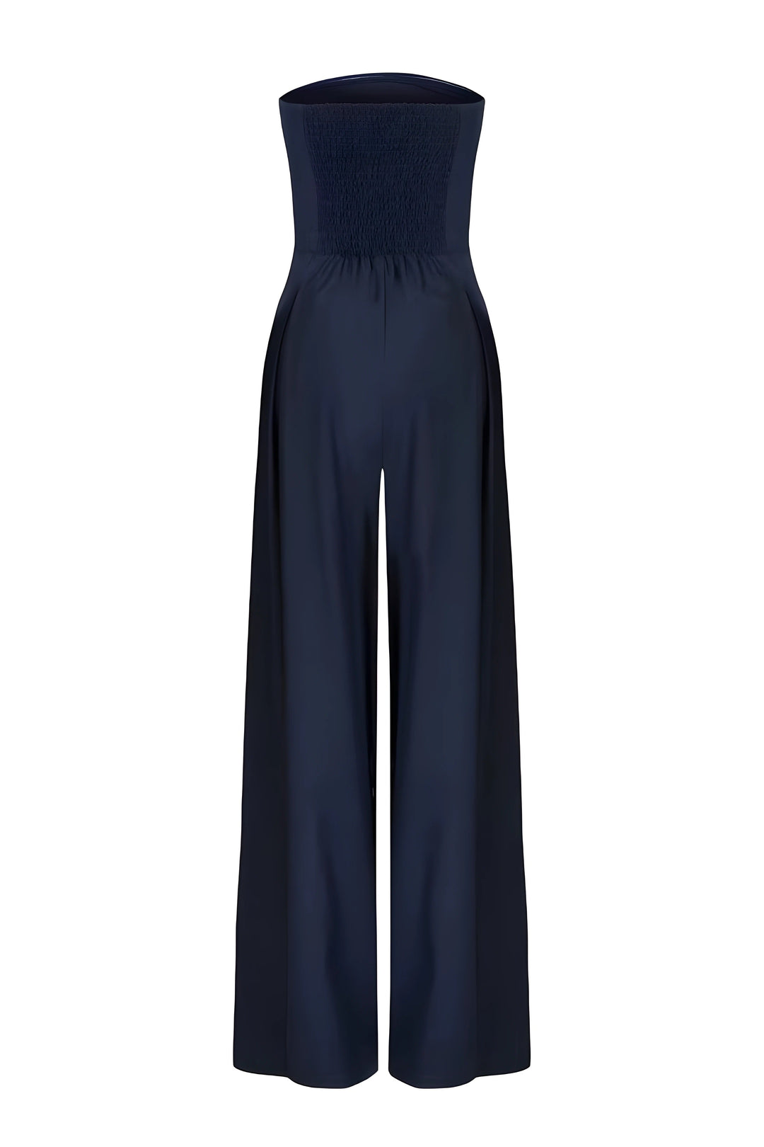 Elegant Strapless Jumpsuit with Corset Look