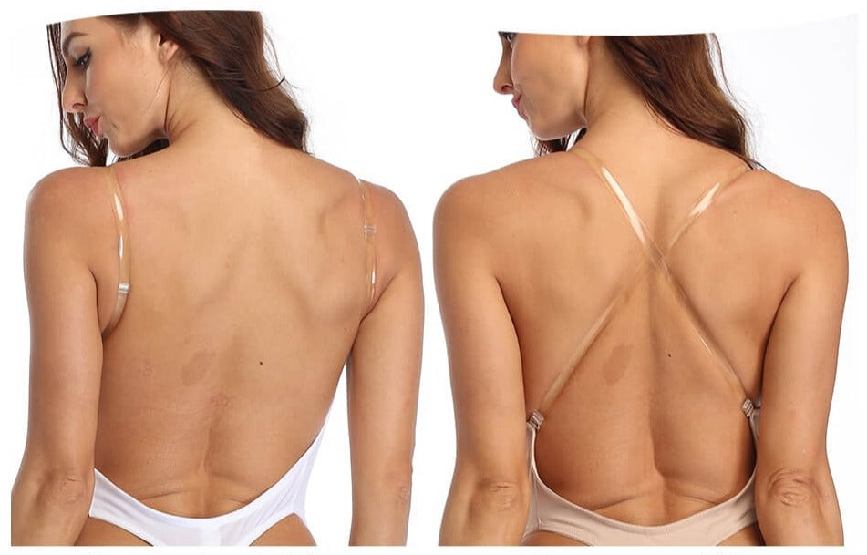 Seamless Backless Body Shaper - Deep-V Plunge Bodysuit