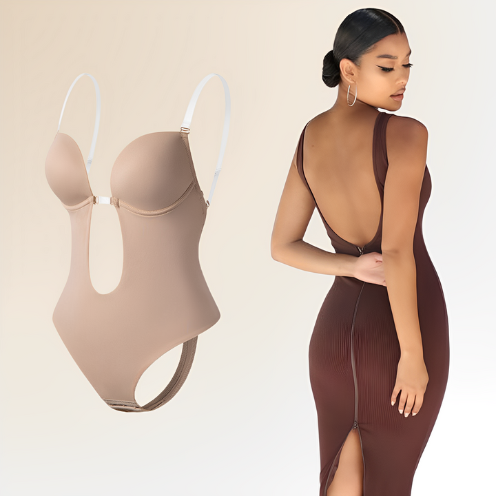 Push-Up Bra Without Straps – Open Back Design