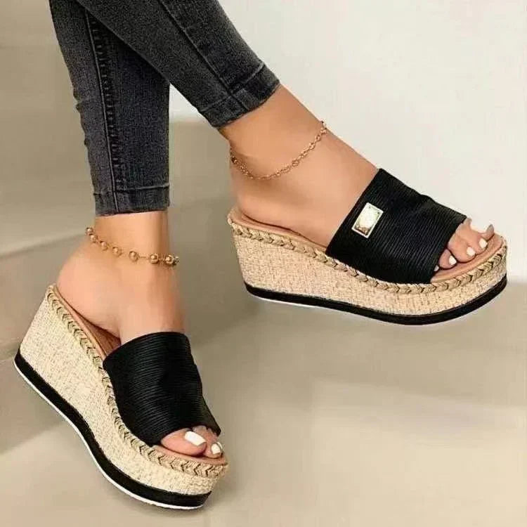 Women’s Braided Platform Sandals Bohemian Inspired