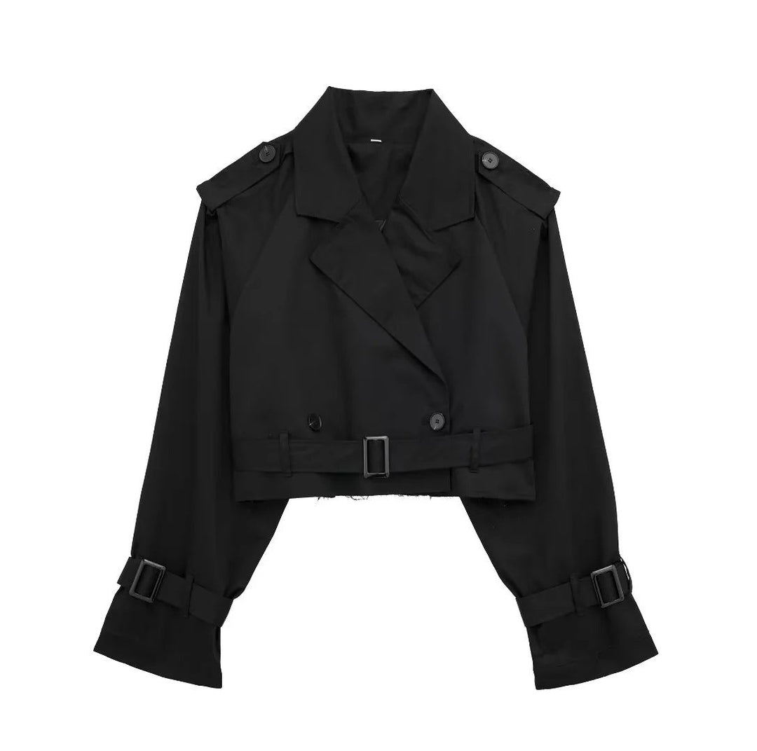 Stylish Short Trench Coat