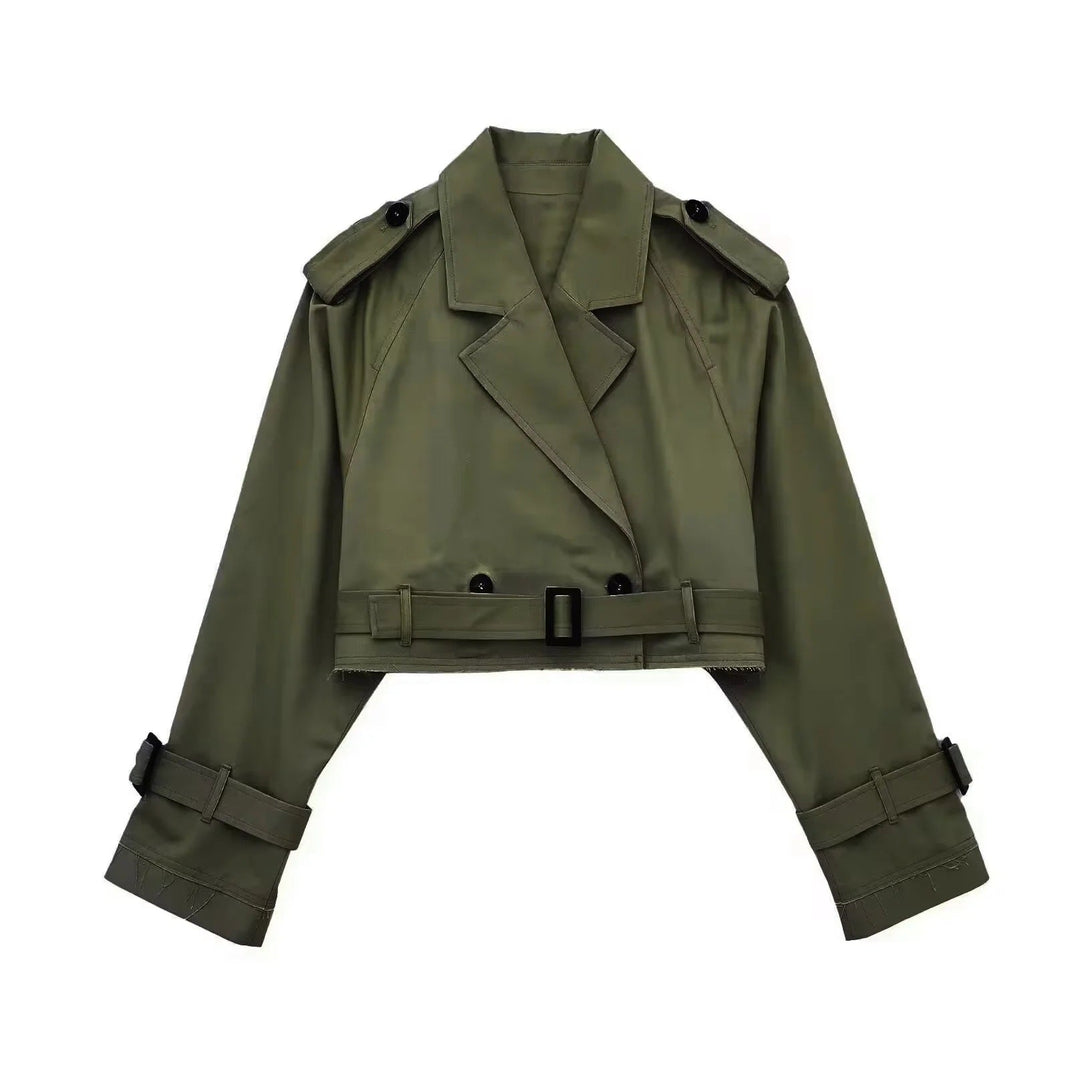 Stylish Short Trench Coat