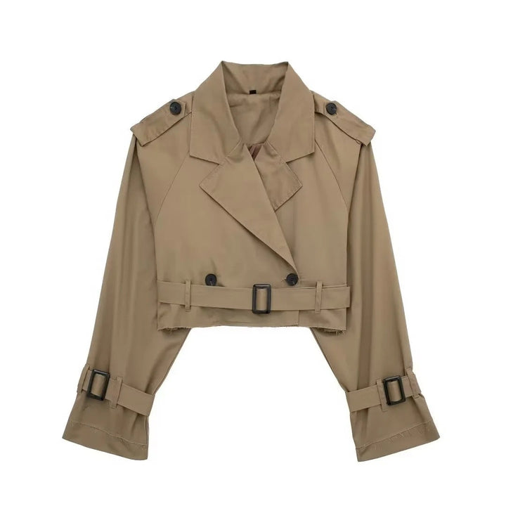 Stylish Short Trench Coat