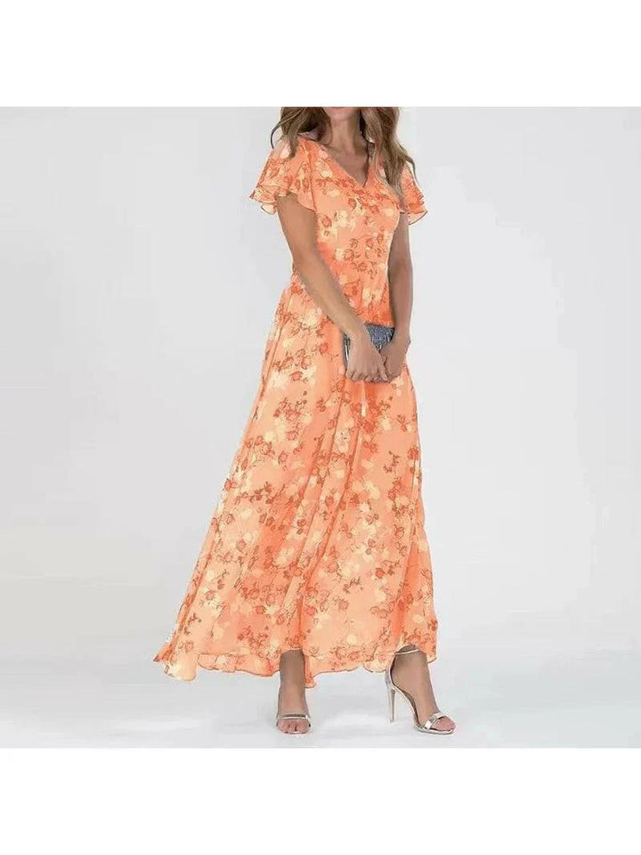 Women’s Tummy Control Dress with Flattering Body-Shaping Fit Midi Dress