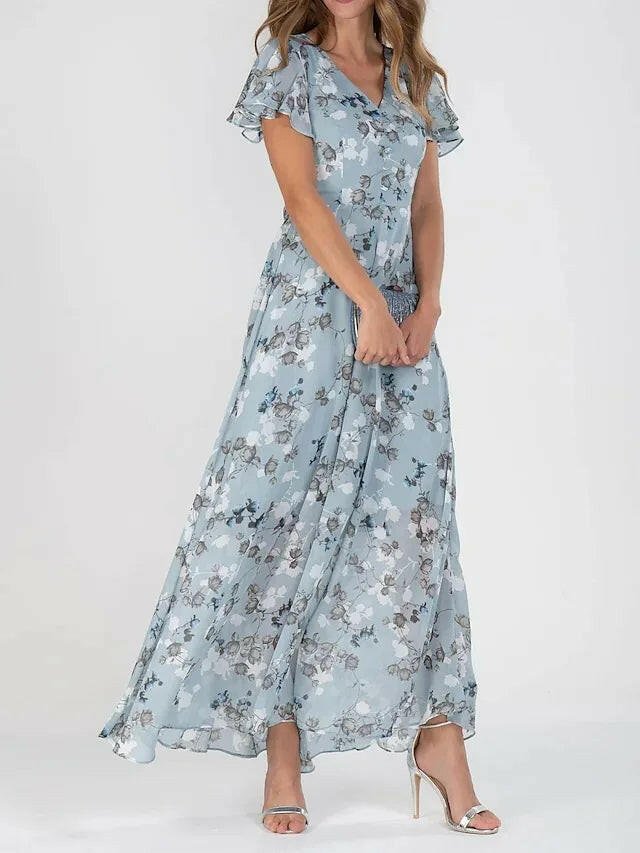 Women’s Tummy Control Dress with Flattering Body-Shaping Fit Midi Dress