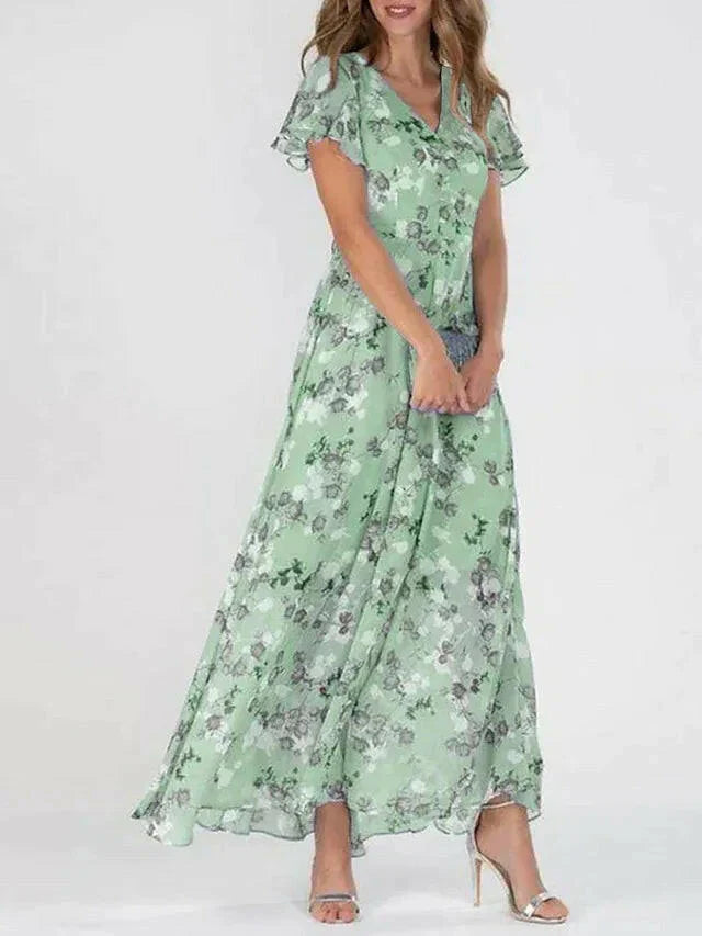 Women’s Tummy Control Dress with Flattering Body-Shaping Fit Midi Dress