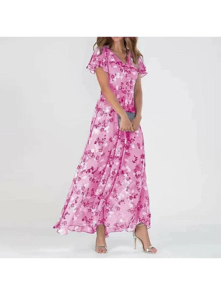 Women’s Tummy Control Dress with Flattering Body-Shaping Fit Midi Dress