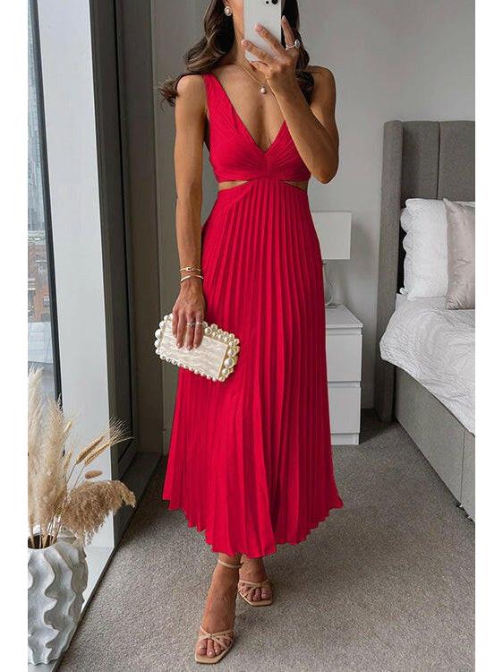 Women’s Flowy Maxi Dress - Long Gown