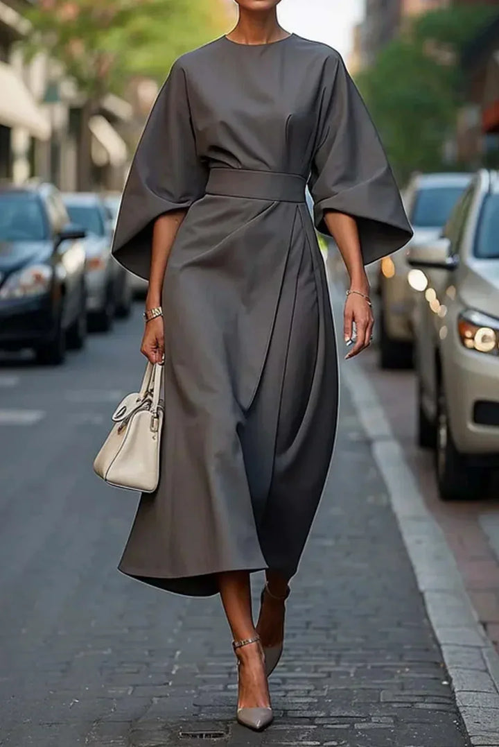 Women’s Belted Maxi Dress