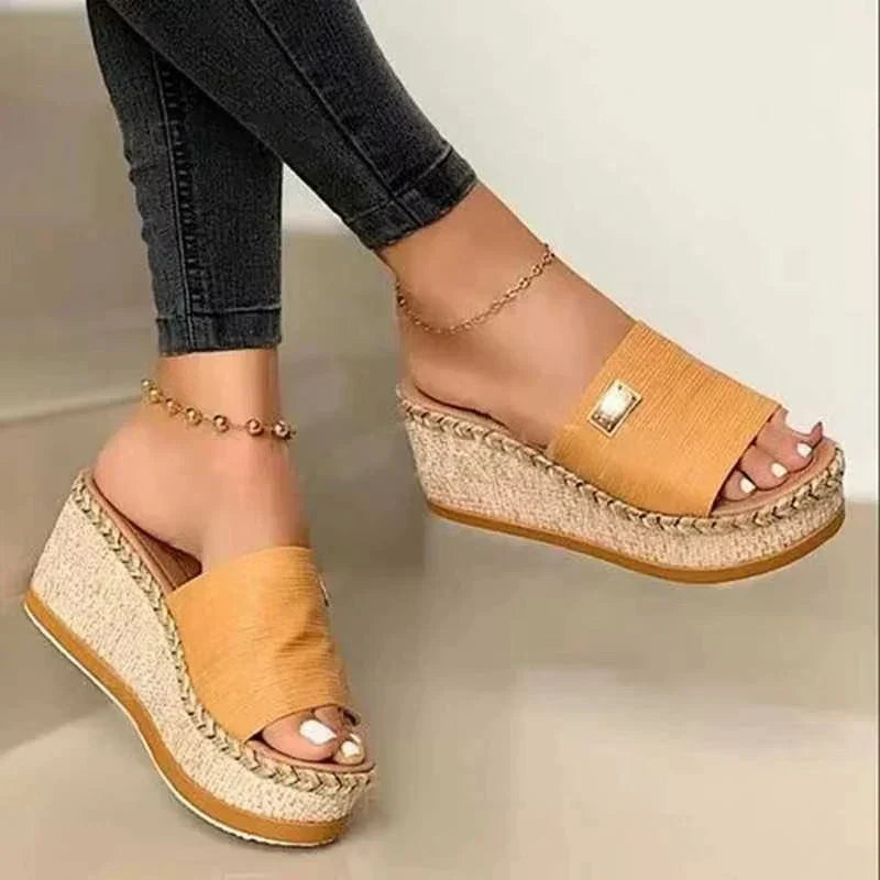 Women’s Braided Platform Sandals Bohemian Inspired