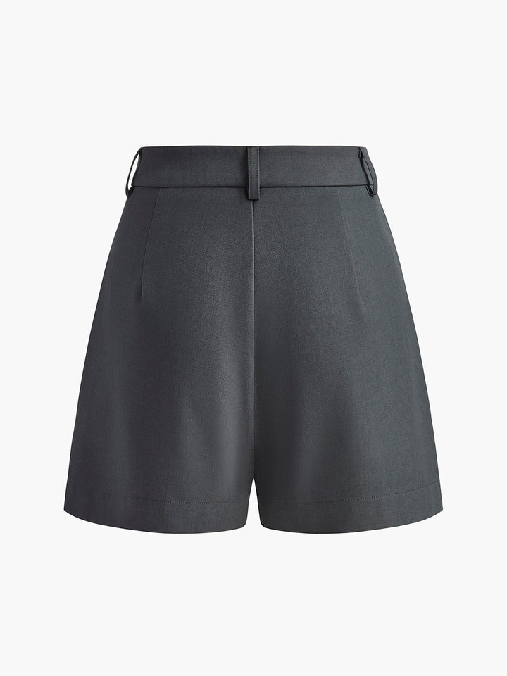 High-Waisted Shorts for Women - Regular Fit Summer Trousers