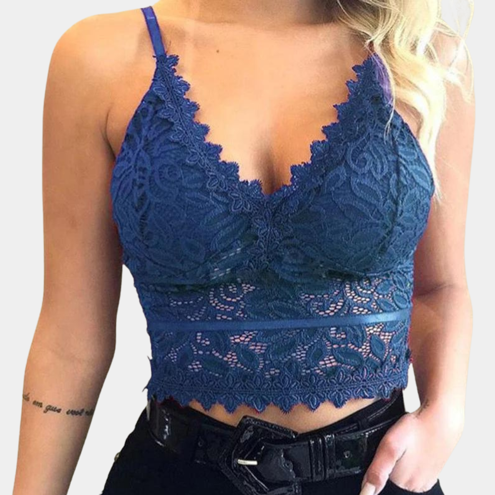 Lace Cropped Top for Women