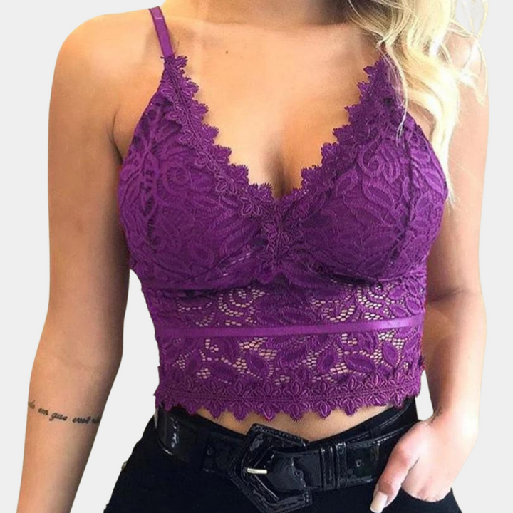 Lace Cropped Top for Women