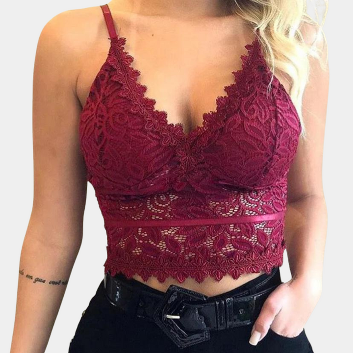 Lace Cropped Top for Women