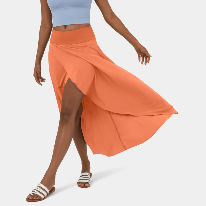 Flowing Skirt  Elegant Midi Skirt