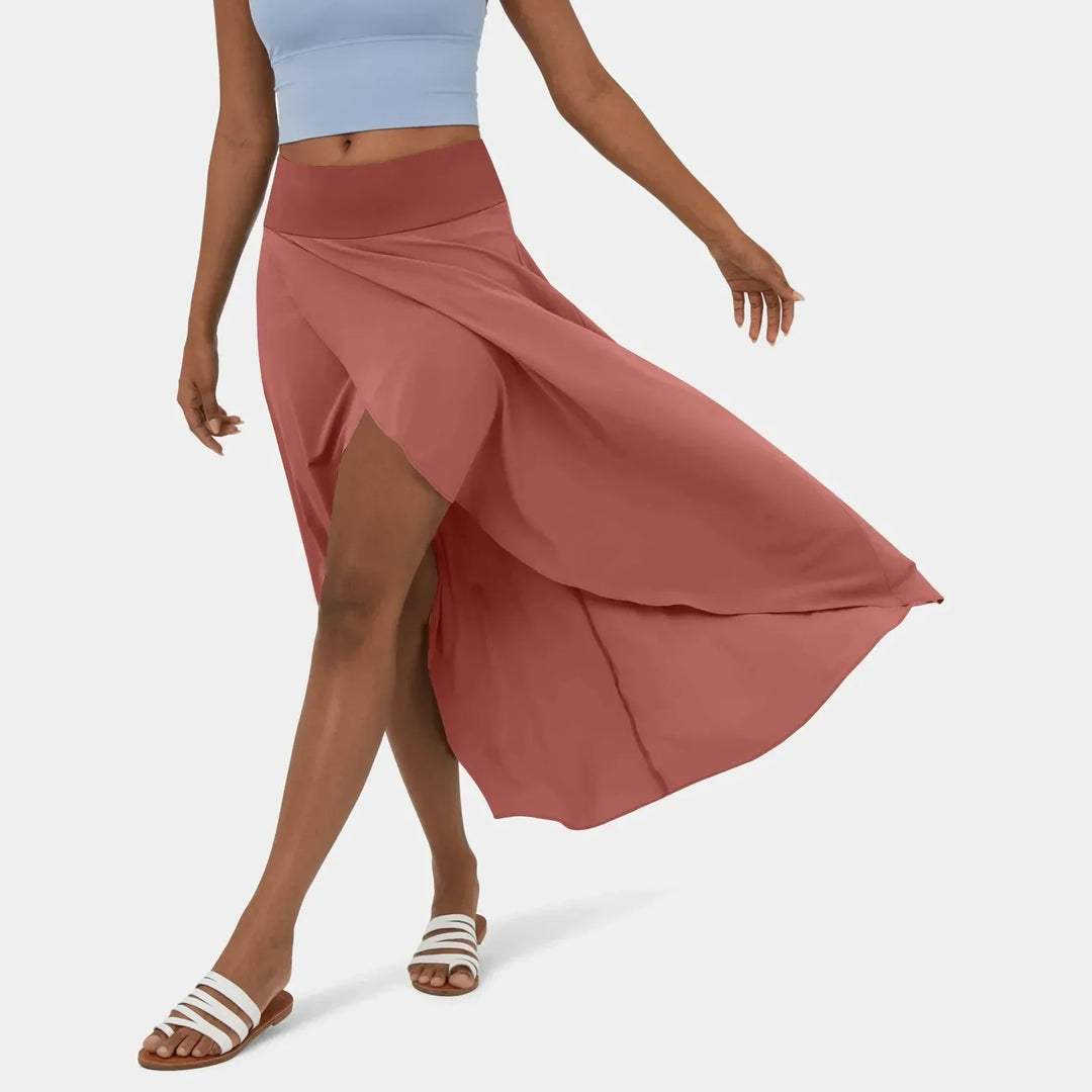 Flowing Skirt  Elegant Midi Skirt