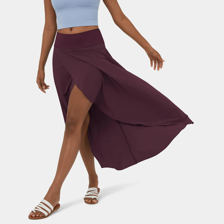 Flowing Skirt  Elegant Midi Skirt