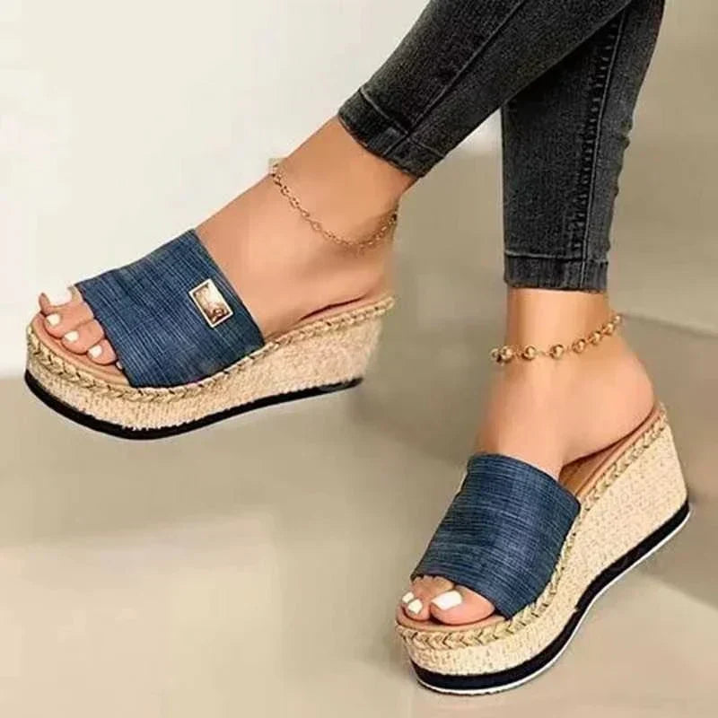 Women’s Braided Platform Sandals Bohemian Inspired