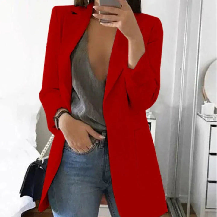 Women's Formal Long Blazer