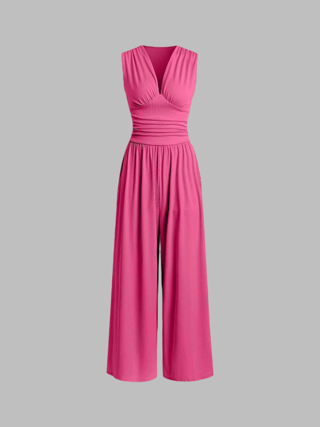 Sleeveless Tailored Jumpsuit Casual Summer Jumpsuit