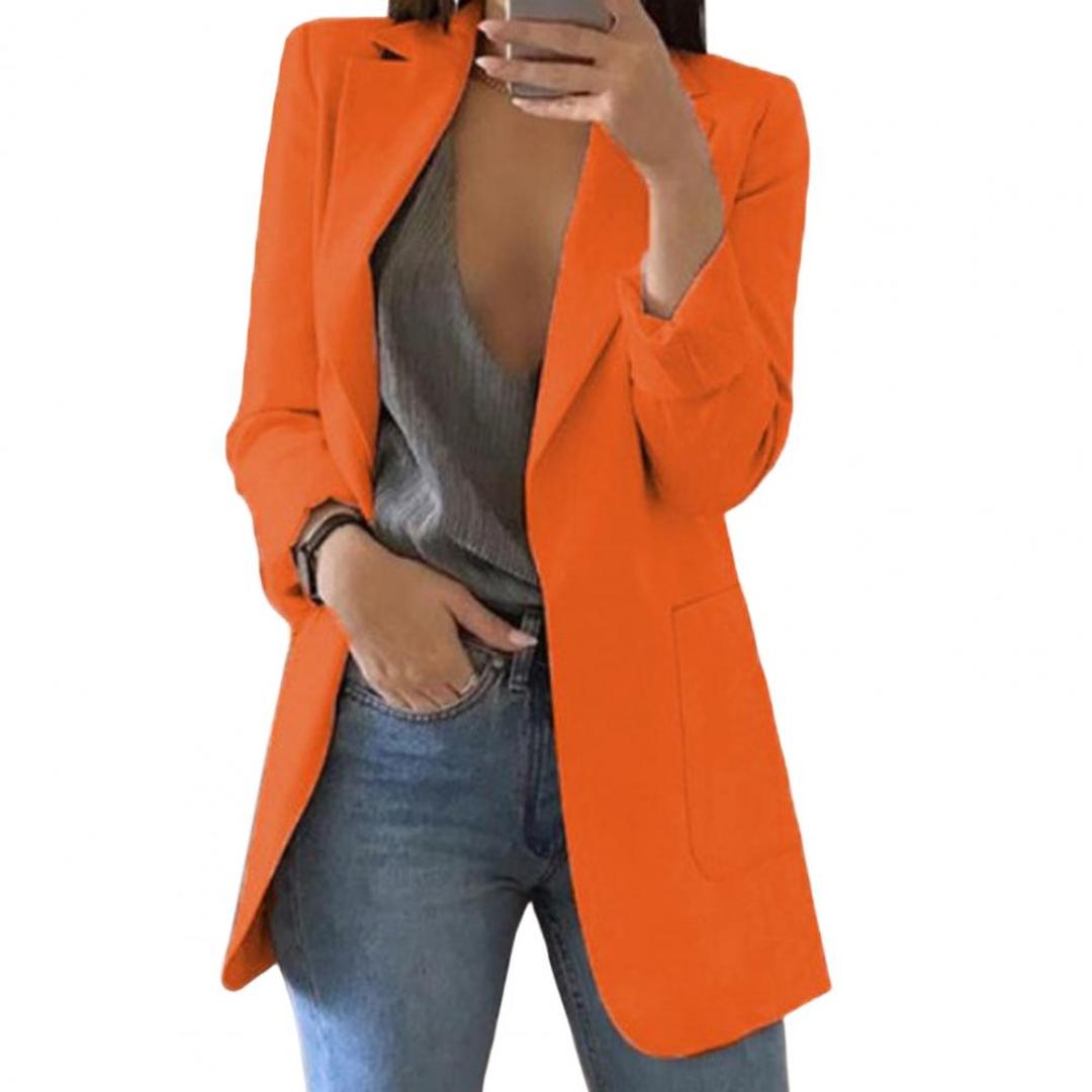 Women's Formal Long Blazer