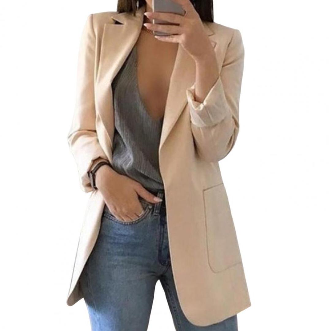 Women's Formal Long Blazer