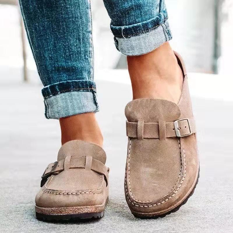 Women’s Casual Buckle Slip On Loafers