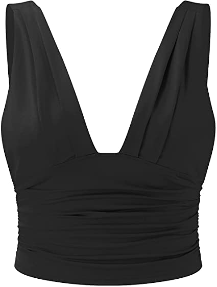 Women’s V-Neck Sleeveless Shell Top - Lightweight Layering Tank Shirt