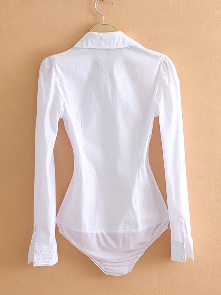 Tailored Cotton Body Blouse for Women