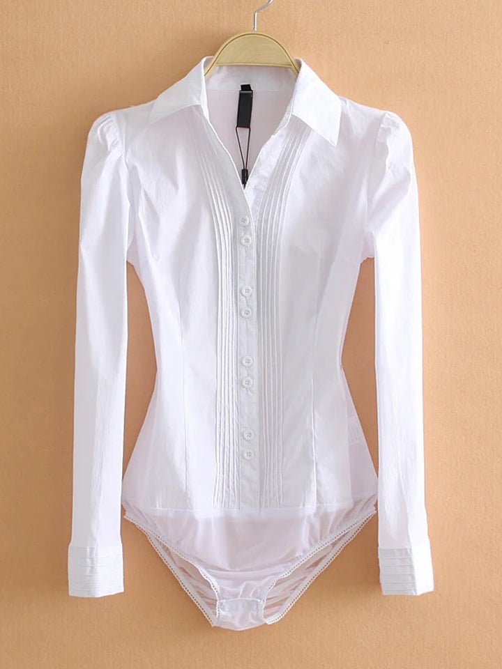 Tailored Cotton Body Blouse for Women
