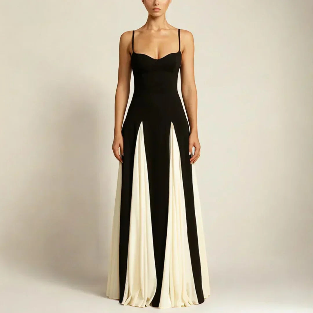 Elegant Maxi Dress with Spaghetti Straps
