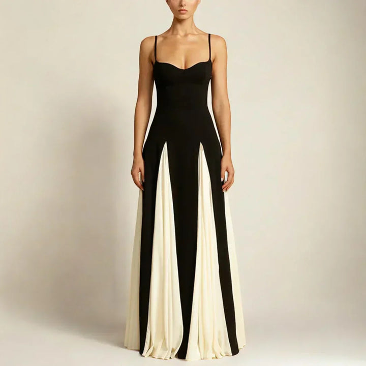 Elegant Maxi Dress with Spaghetti Straps