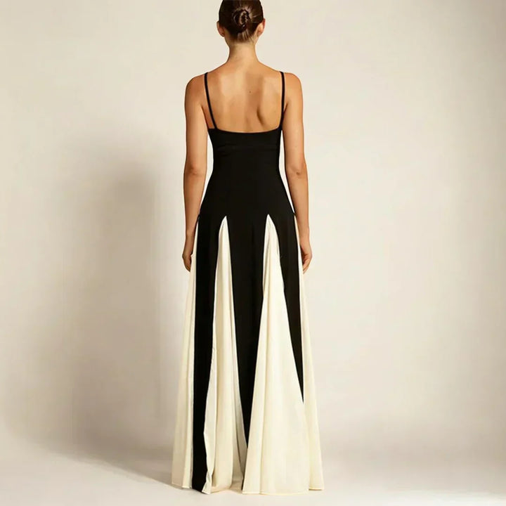 Elegant Maxi Dress with Spaghetti Straps