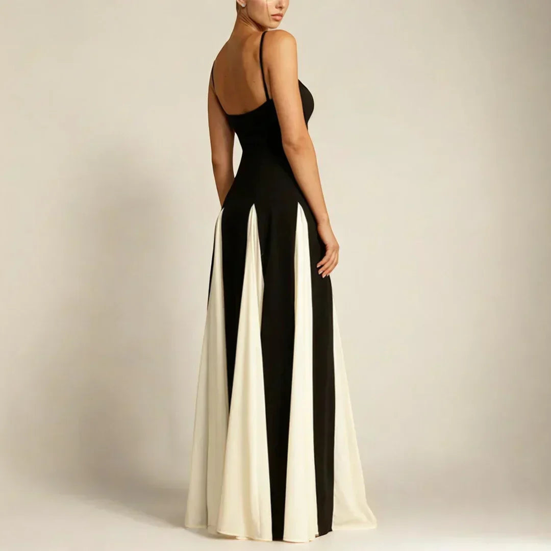 Elegant Maxi Dress with Spaghetti Straps