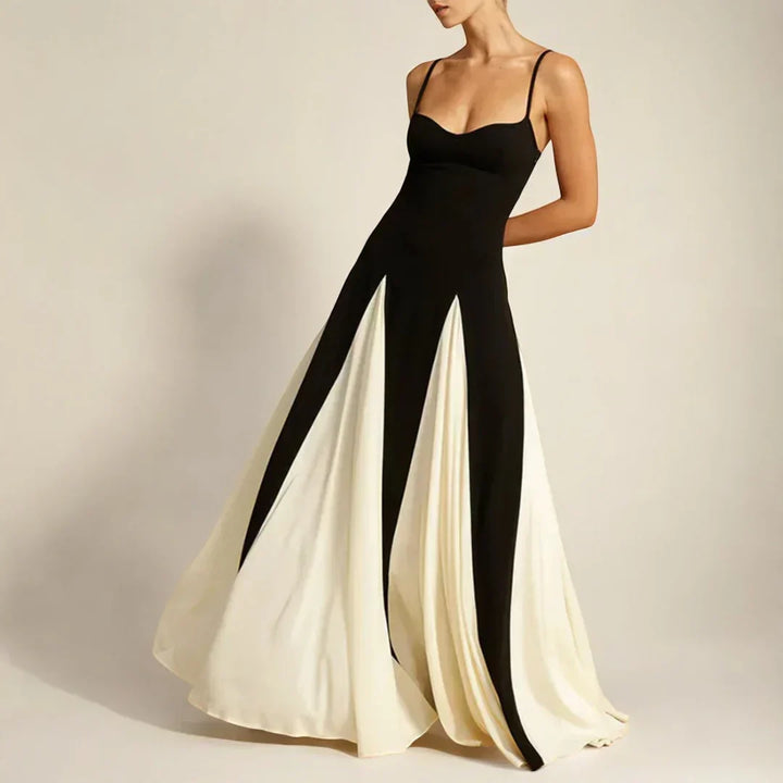 Elegant Maxi Dress with Spaghetti Straps