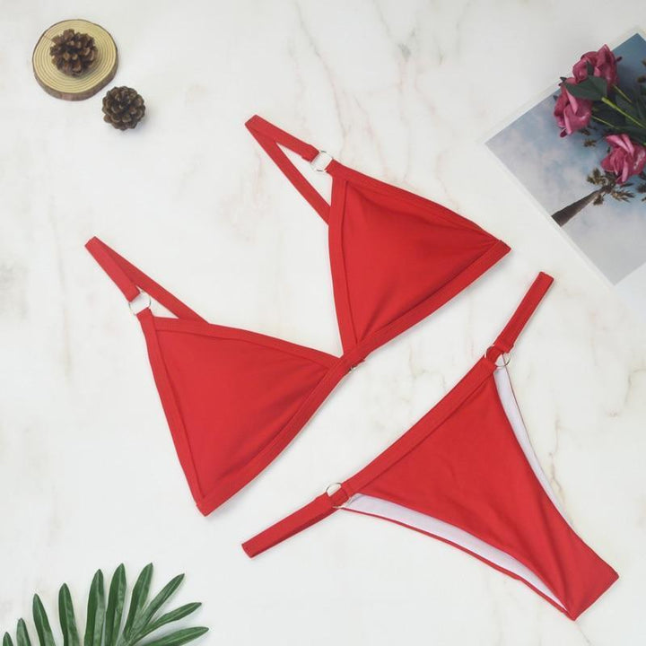 Stylish Triangle Bikini Set