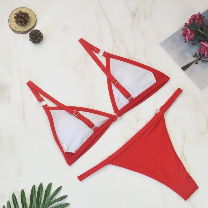 Stylish Triangle Bikini Set