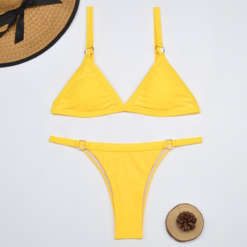 Stylish Triangle Bikini Set