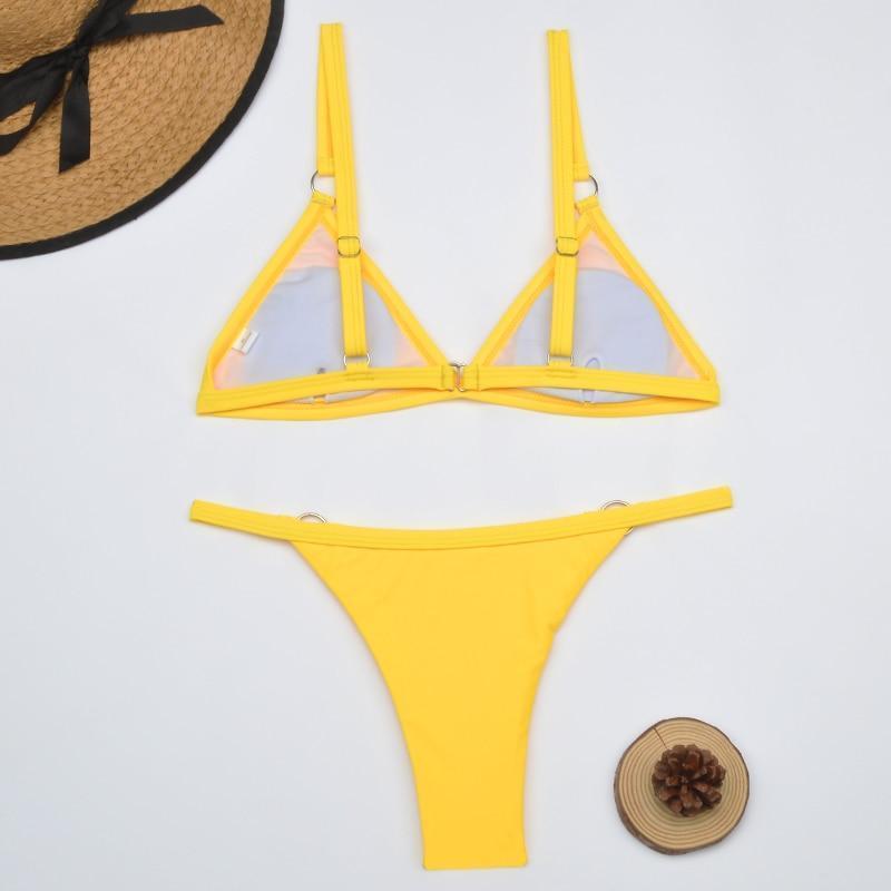 Stylish Triangle Bikini Set
