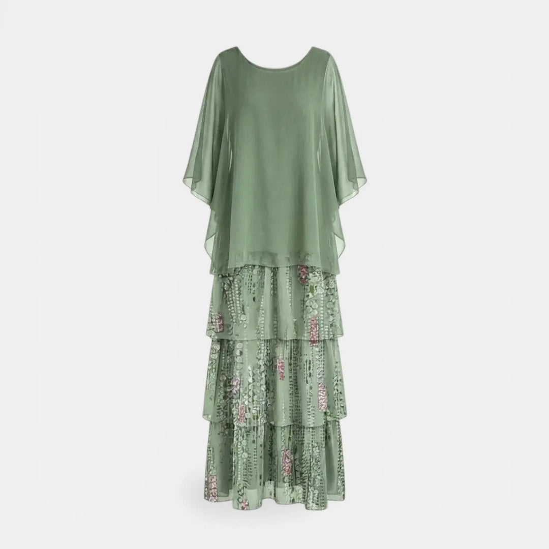 Loose Dress with Batwing Sleeves Maxi Dress Summer Dress