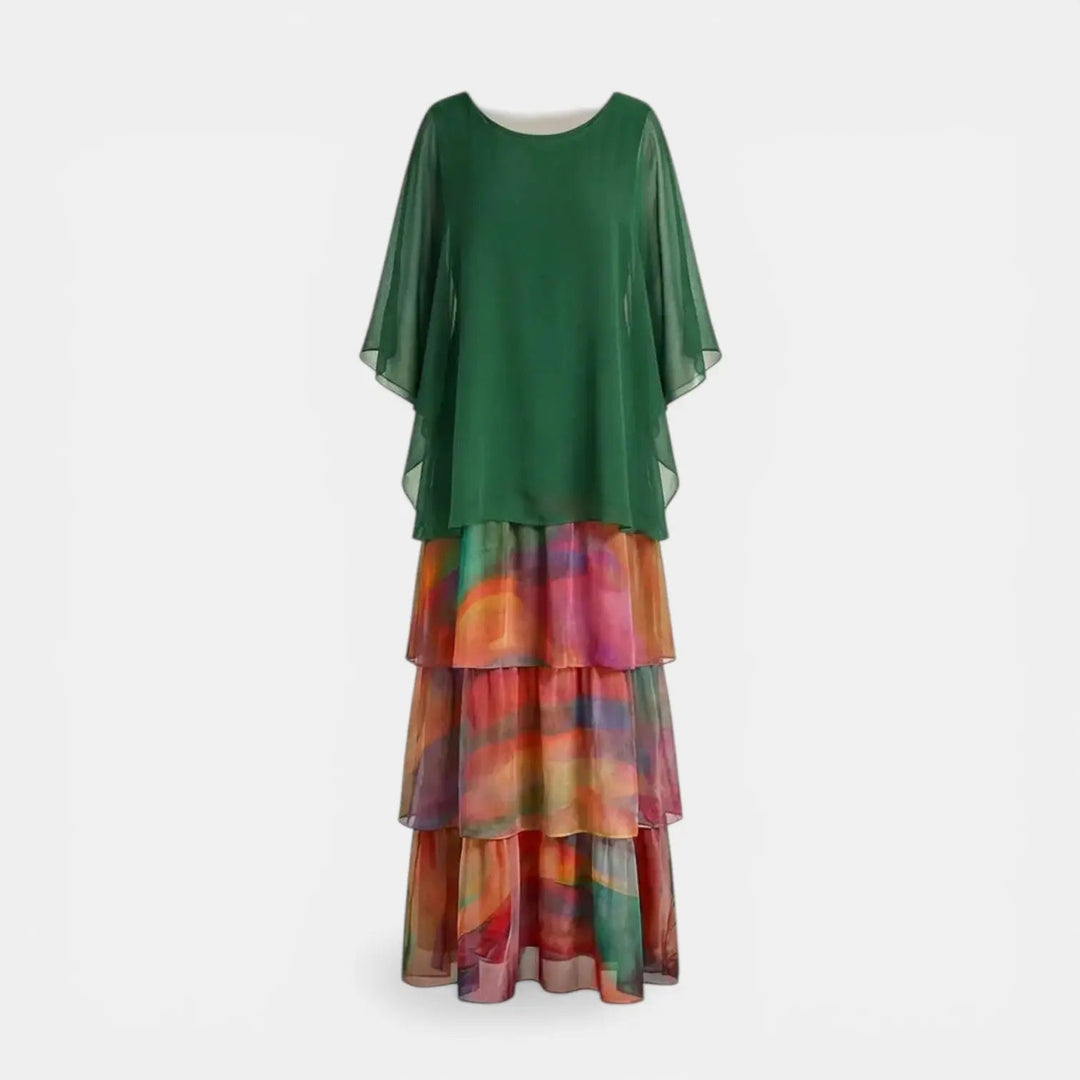 Loose Dress with Batwing Sleeves Maxi Dress Summer Dress