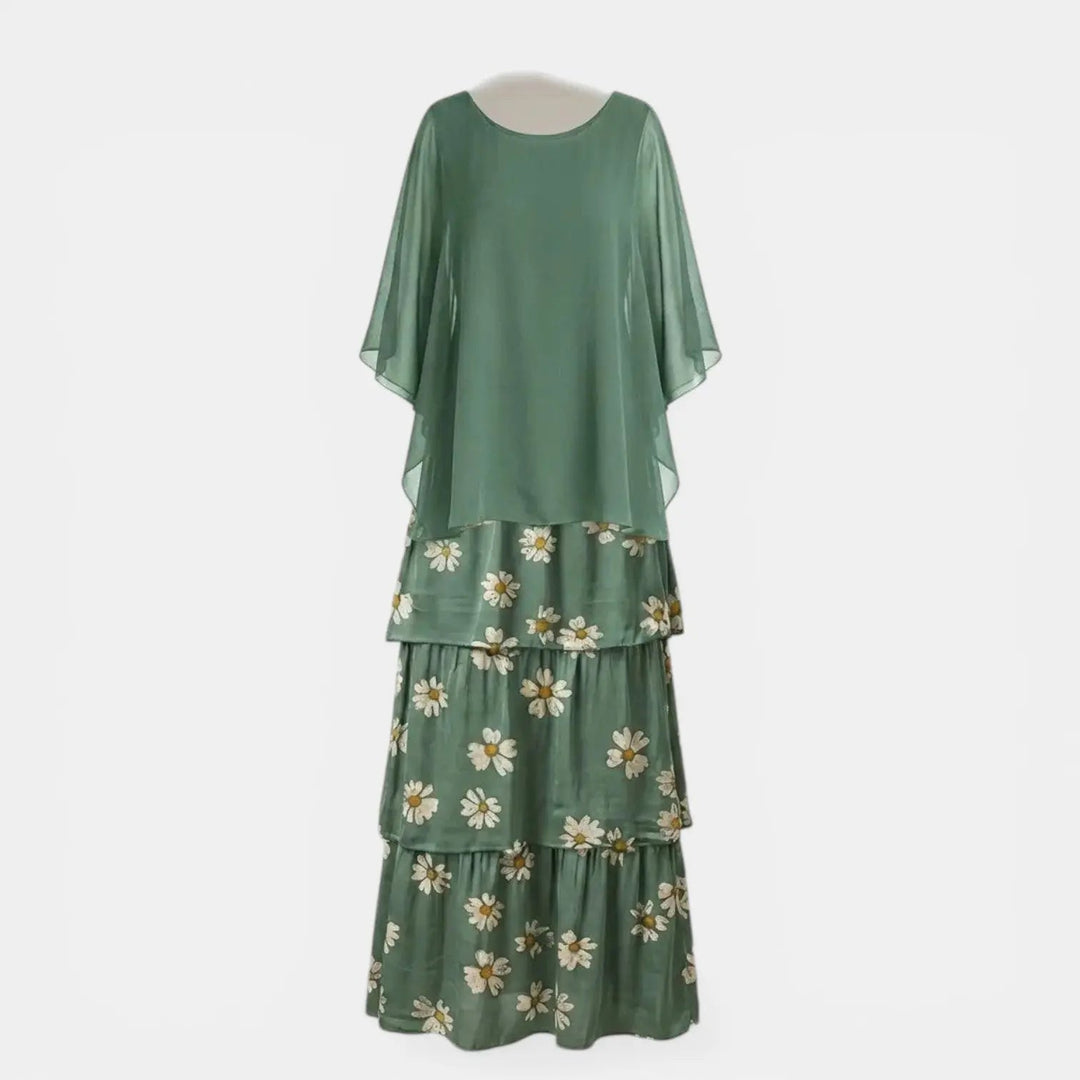 Loose Dress with Batwing Sleeves Maxi Dress Summer Dress