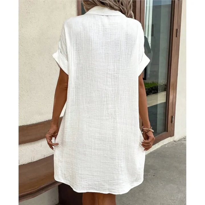 Collar Casual Summer Gown Women’s Day Dress