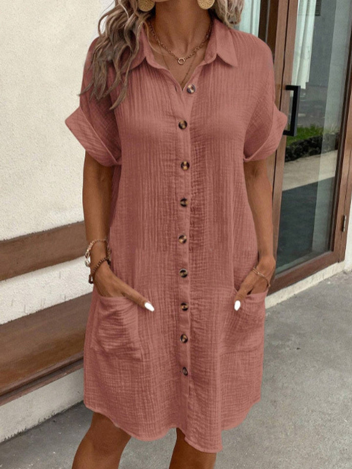 Collar Casual Summer Gown Women’s Day Dress