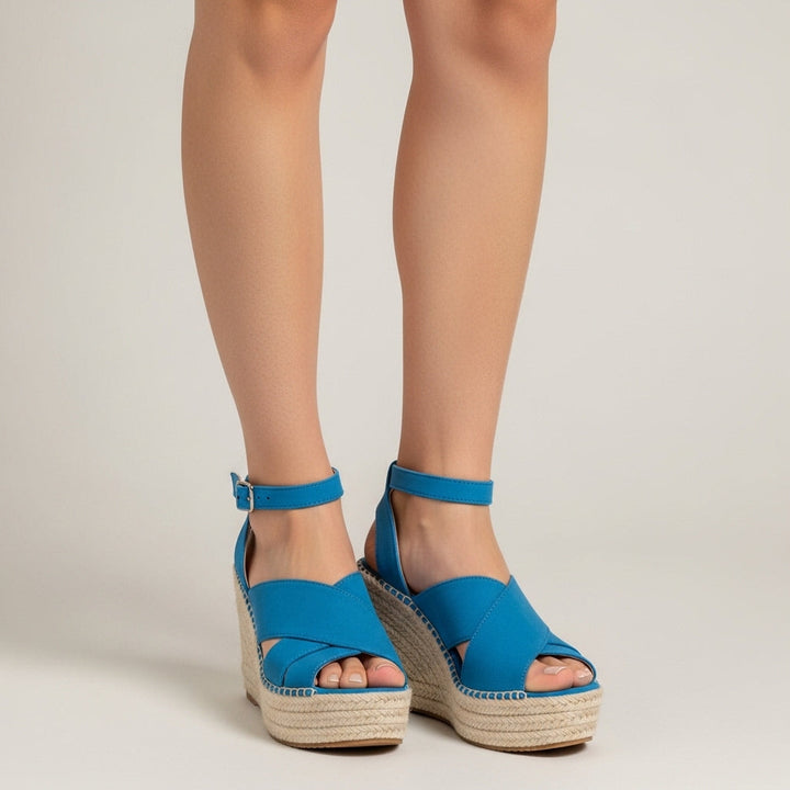 Women's Open Toe Wedge Platform Sandals