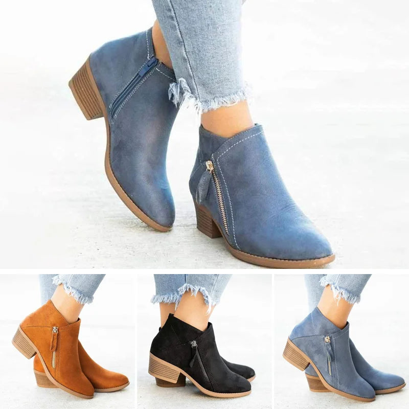 Leather Boots With Support