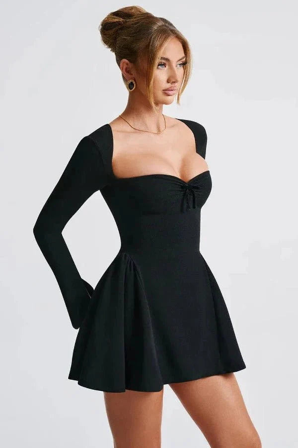 Floral Evening Wrap Midi Dress