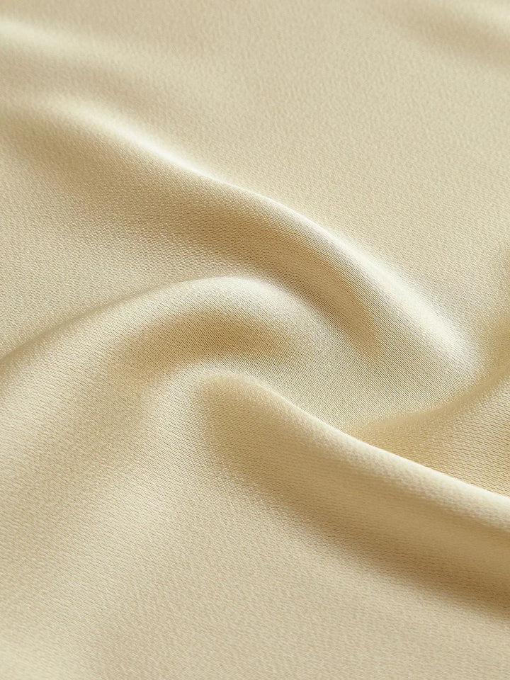 Long yellow backless dress for summer beach relaxation
